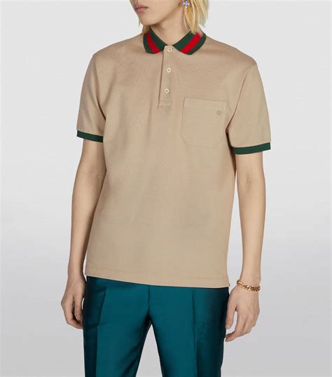 gucci piqué polo shirt.